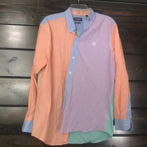 Multicolor button down